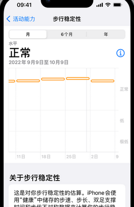 新疆iPhone手机维修如何在iPhone开启'步行稳定性通知'