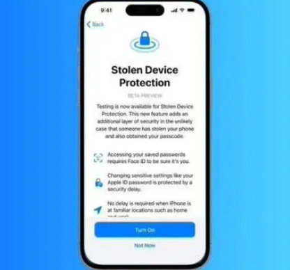 新疆苹果授权维修店分享被盗设备保护功能开启方法 