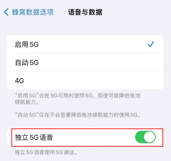 新疆苹果14维修分享iPhone 14 Pro如何开启VoNR 