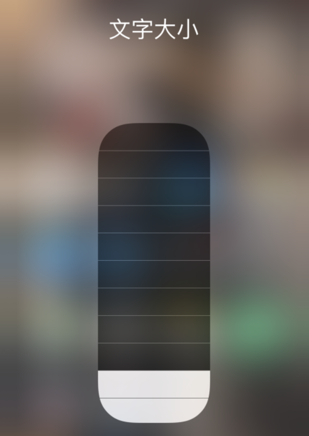 新疆苹果手机维修分享小技巧：在 iPhone 控制中心快速调节字体大小 
